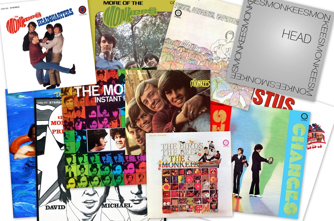 Monkees albums collage