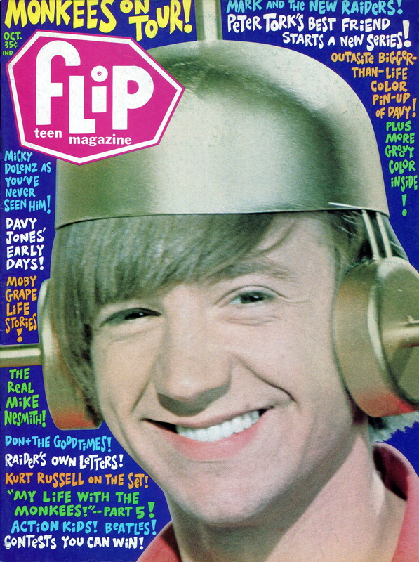 October 1967 Flip Magazine Peter Tork cover
